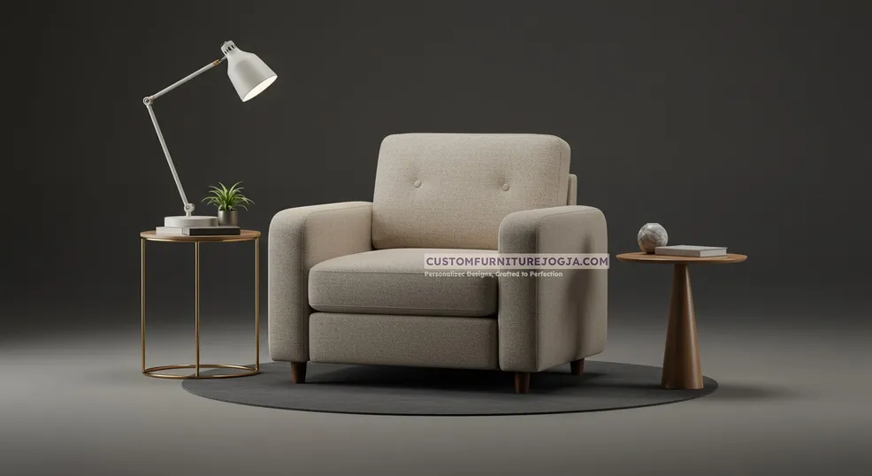 Jasa Pembuatan Single Sofa Jogja